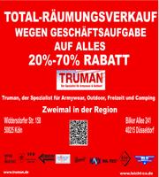 Truman Nato-Shop Total-Räumungsverkauf wegen Geschäftsaufgabe Nordrhein-Westfalen - Burscheid Vorschau