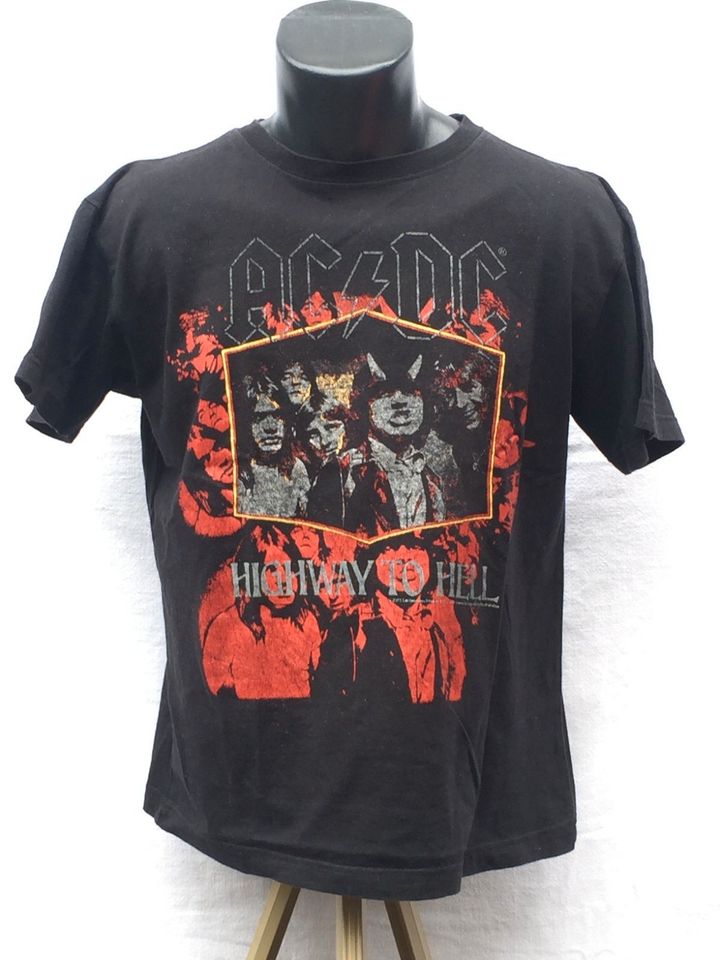 Tshirt Original ACDC Highway To Hell Band Porträt Vintage style M in Rodalben