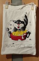 Wäsche Sack Beutel weiß mit Aufdruck "Wäsche" und einer Katze / k Bayern - Straßkirchen Vorschau