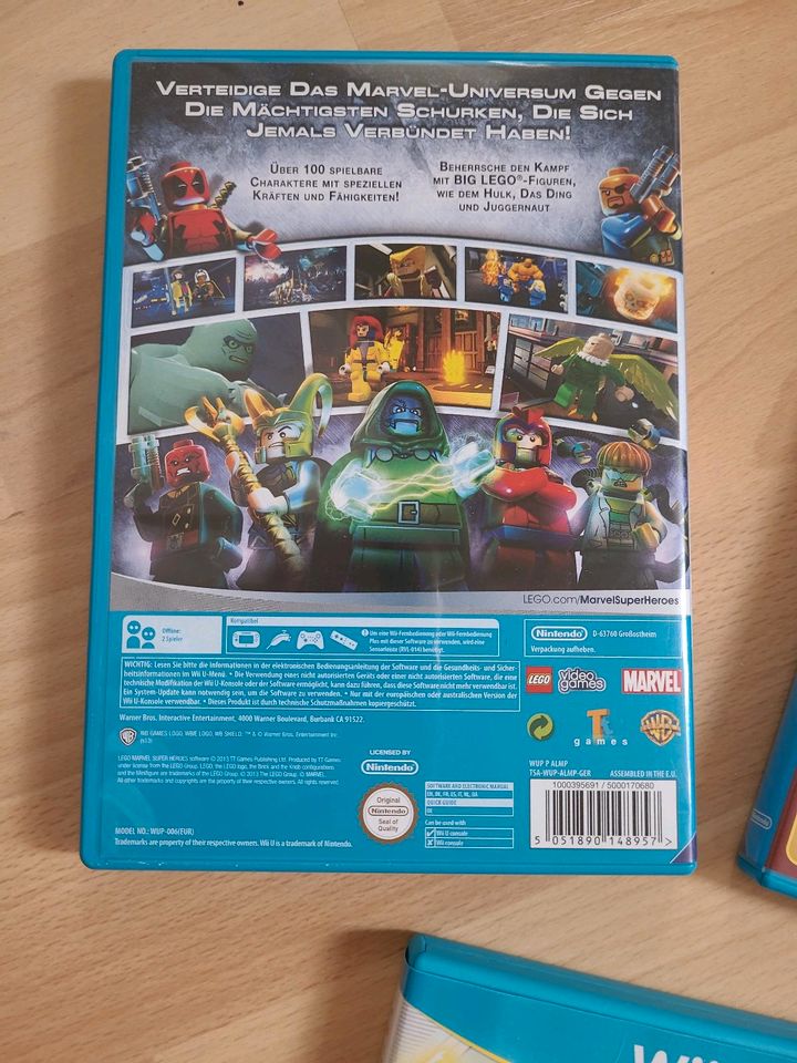 Wii u Wiiu Pokemon Tekken Lego City Undercover Marvel Super Heroe in Kaltenkirchen