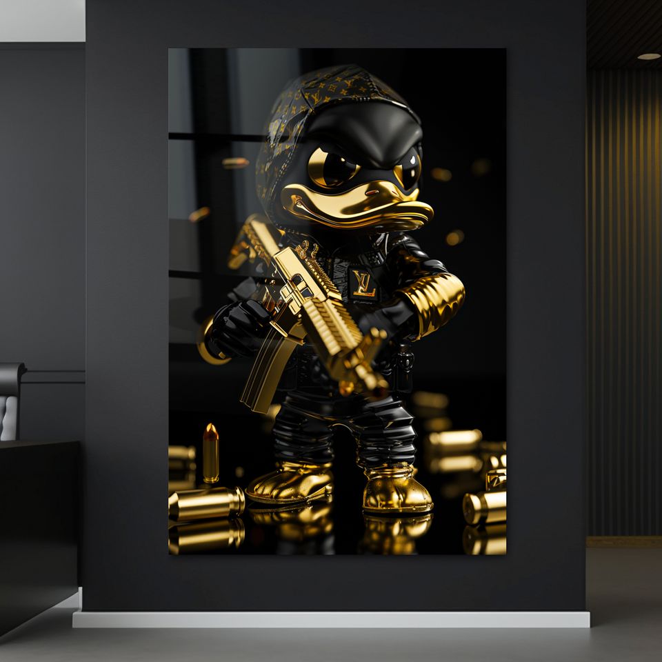 2024, Neueste Mode Luxus Wandbilder Haus Gold Deko Luxusmodemarke in Stuttgart