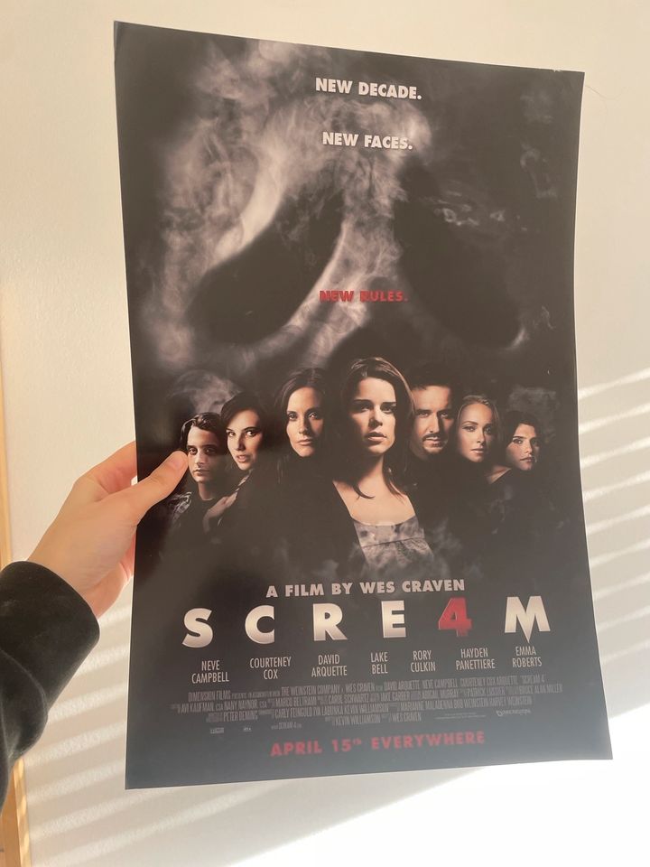 Wes Craven 4 Scream Ghostface Wanddeko Bild Poster Film in München