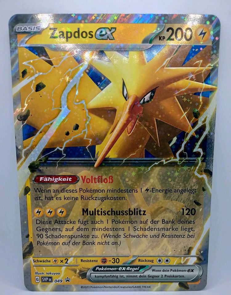 Zapdos EX XXL | Black Star Promo | Deutsch | Pokemon Karte in Berlin