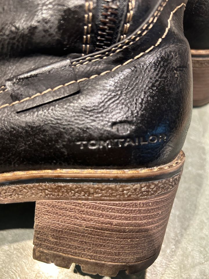 Tom Tailor Damen Halbschacht Stiefel Gr 40 neuwertig in Velbert