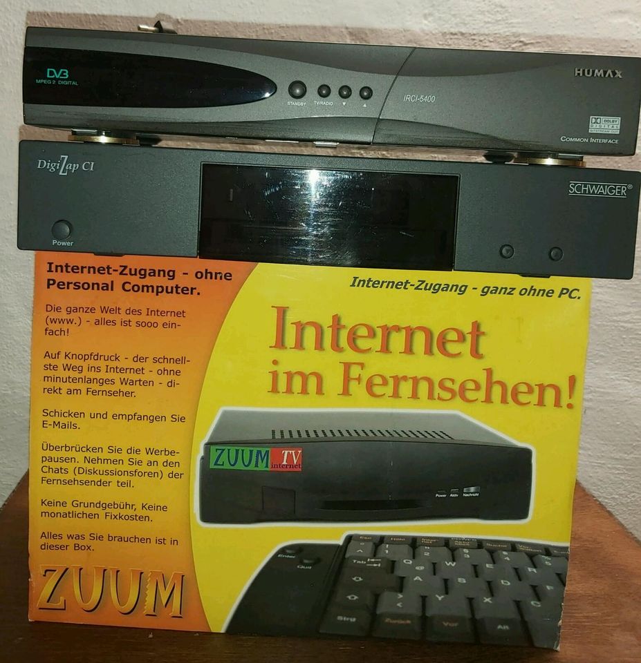 Humax receiver und Zuum TV in Löchgau