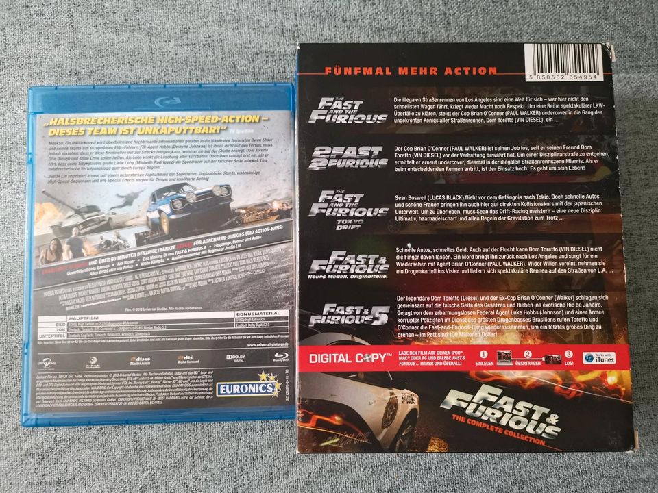 The Fast and the Furious 1-6 Blu-ray Action in Neu Ulm