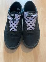 Vans gr. 36.5 / 37 schwarz Lila vintage gebraucht second Hand Walle - Steffensweg Vorschau