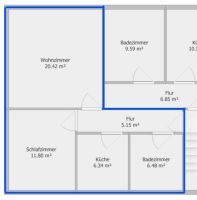 Sanierte 2-Zimmer Wohnung in 56414 Bilkheim Rheinland-Pfalz - Bilkheim Vorschau