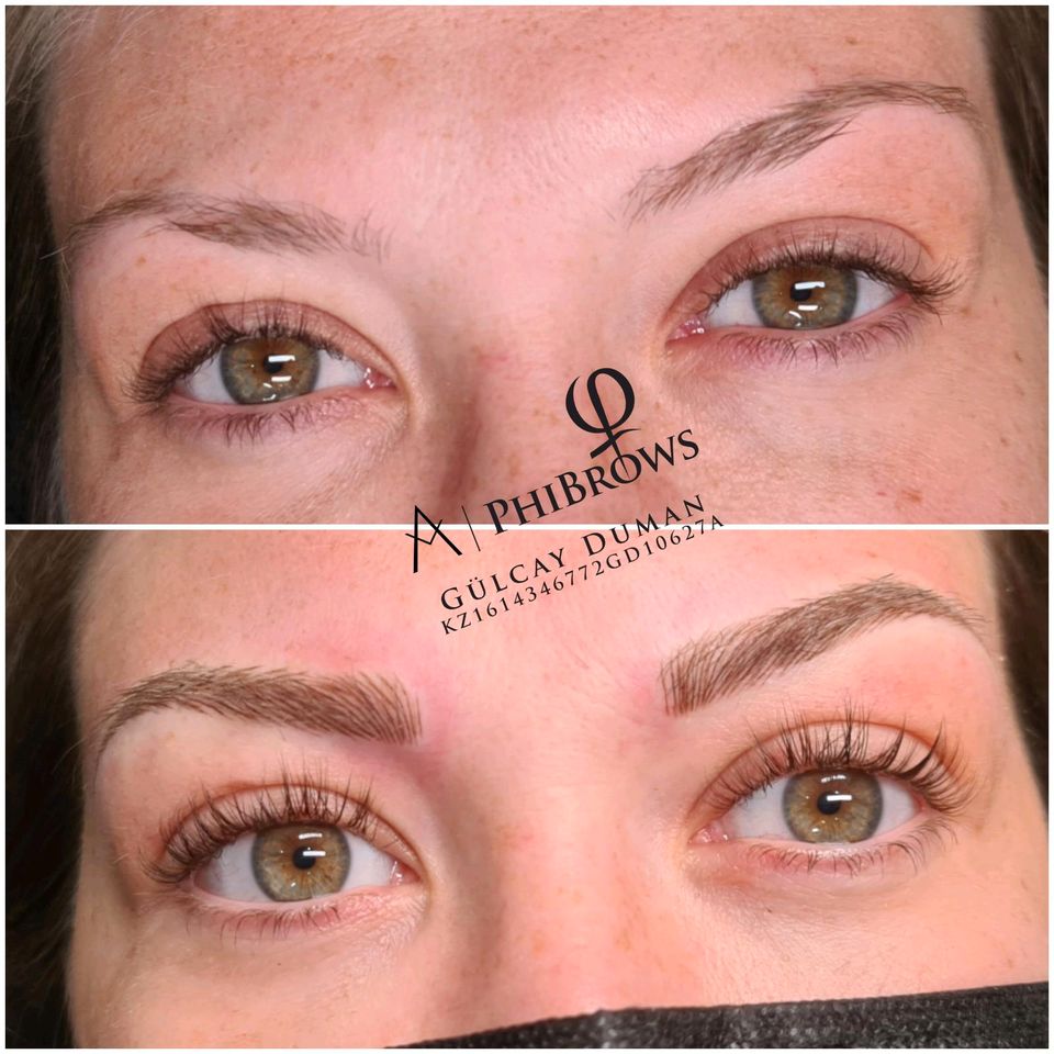 Microblading Phibrows, Augenbrauenpigmentierung, Permanent Makeup in Herten