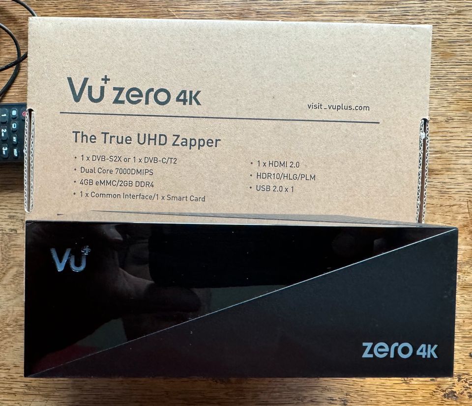 VU+ Zero 4K DVB-C/T2 Tuner Linux Kabel Receiver schwarz in Köln
