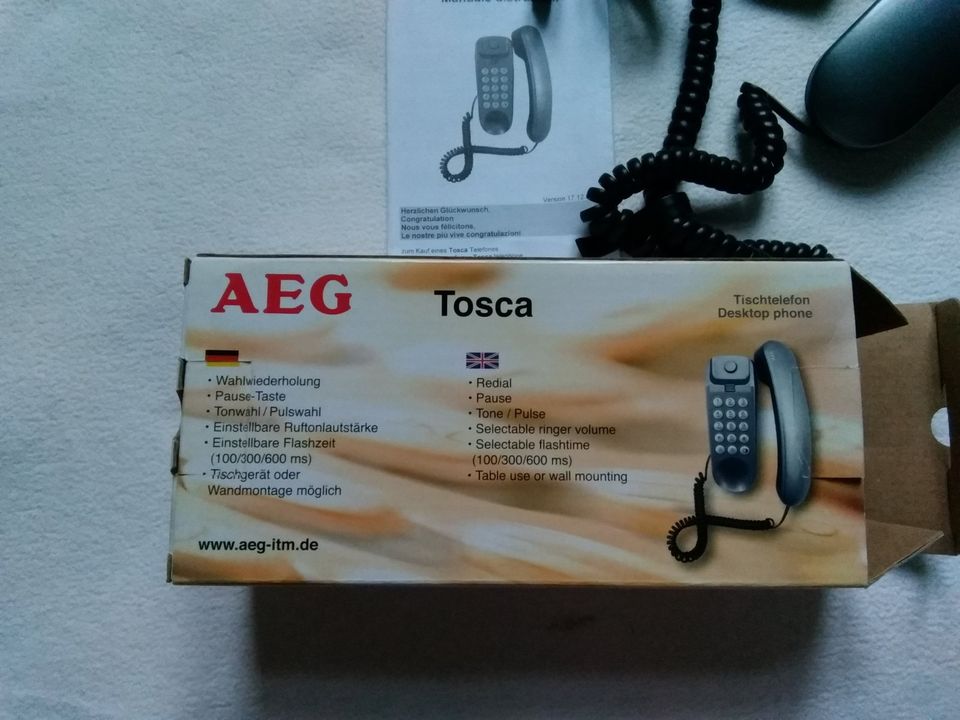 Original Verpacktes AEG Tischtelefon, NEU in Hamburg