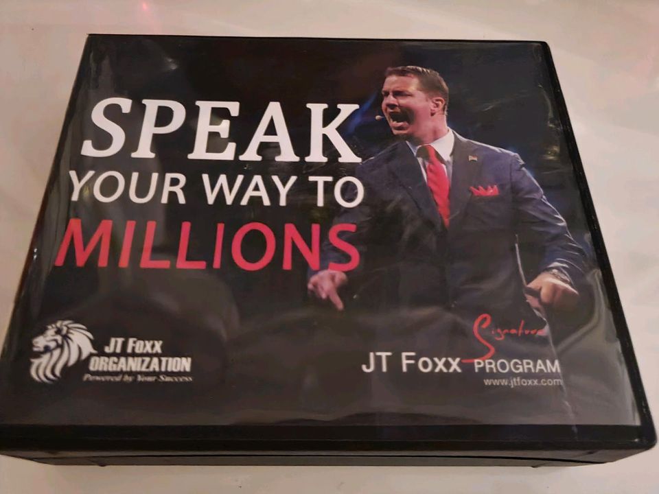 JT FOXX Speak your way to millions in München