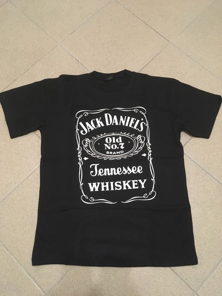 Jack Daniels T-Shirt schwarz Neu Herren Damen ungetragen Größe L in Mainz
