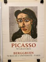 Original 1971 Ausstellungs Plakat "Picasso 90 Gravures Berggruen Innenstadt - Köln Altstadt Vorschau