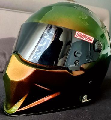 SIMPSON HELM, "THE STIG", DIAMONDBACK, Größe 59cm 7 3/8, TOP GEAR in Dachau