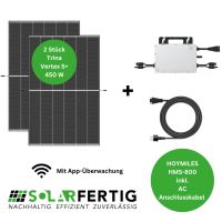 Balkonkraftwerk ✅ Mini PV-Anlage 2x 450W PV-Module ☀️ Mit App-Überwachung⭐️ Trina Vertex S+ Hoymiles HMS-800 Freiburg im Breisgau - March Vorschau