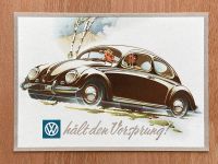 VW Käfer 1100 Brezelfenster, orig. Postkarte, ca. 1952, dt., TOP! Kr. Dachau - Dachau Vorschau