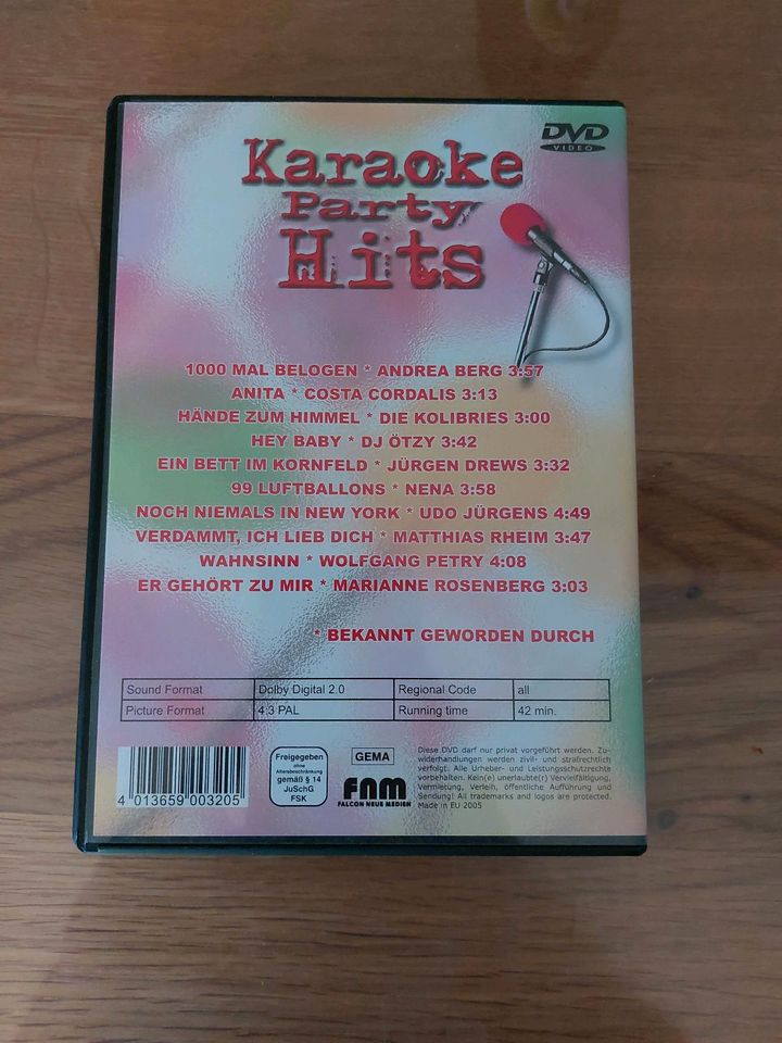 Karaoke DVDS top Zustand in Pfatter