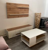 Lowboard Couchtisch Wandregal Wohnzimmer Set Holz weiß Modern Bielefeld - Bielefeld (Innenstadt) Vorschau