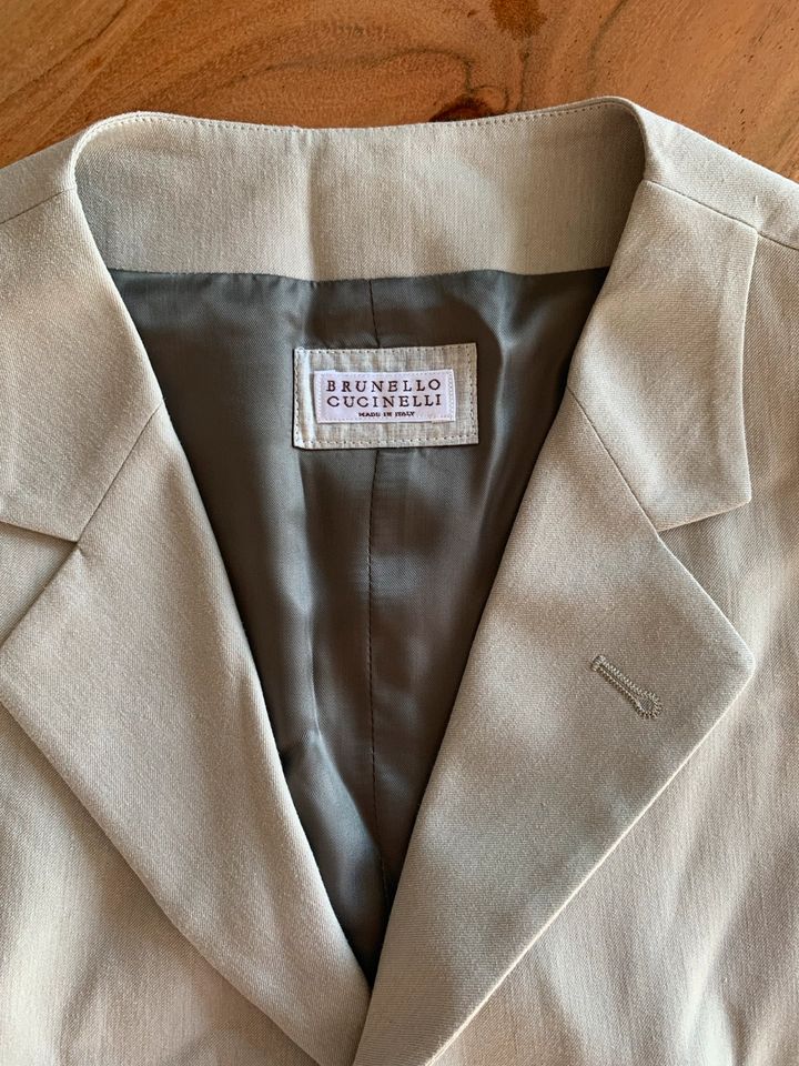 Brunello Cucinelli, Anzugweste, beige, 52, NEU in Eitting