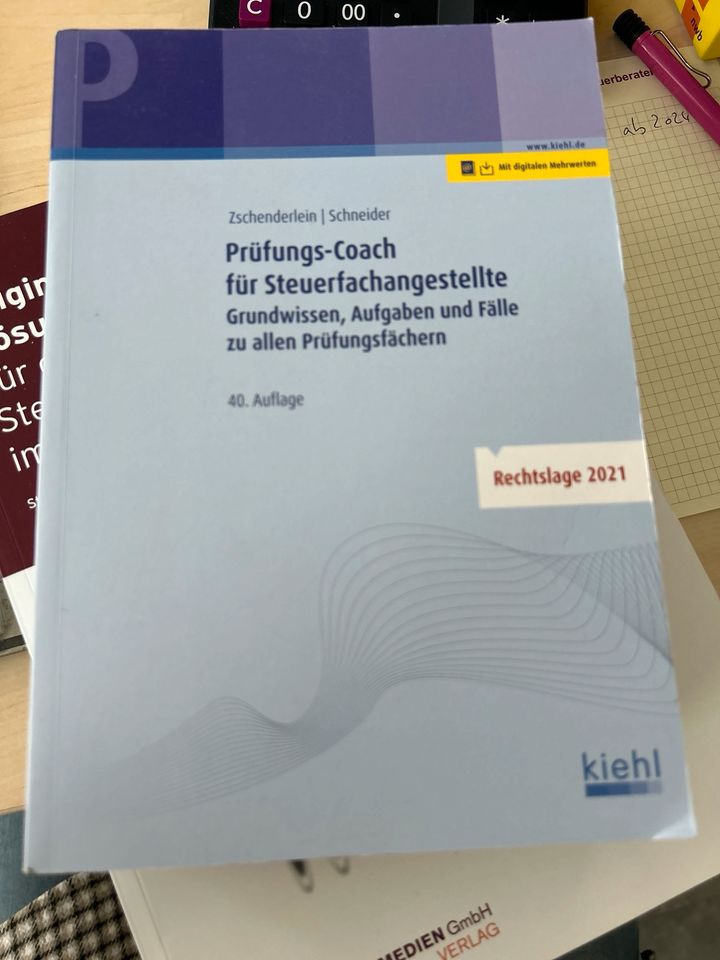 Prüfungs-Coach für Steuerfachangestellte Grundwissen 40. Auflage in Mannheim
