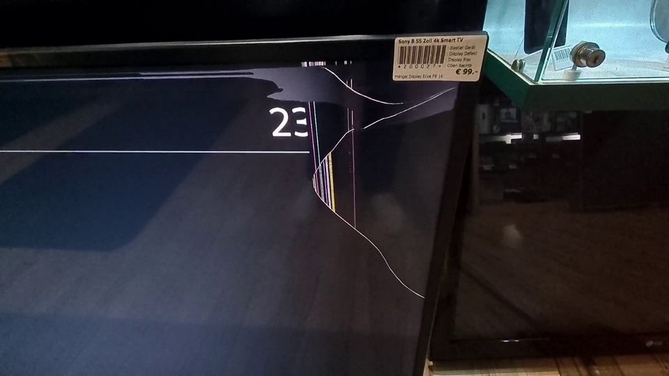 Sony B 55 Zoll 4k Smart TV *Bastler Gerät , Display Defekt in Dresden