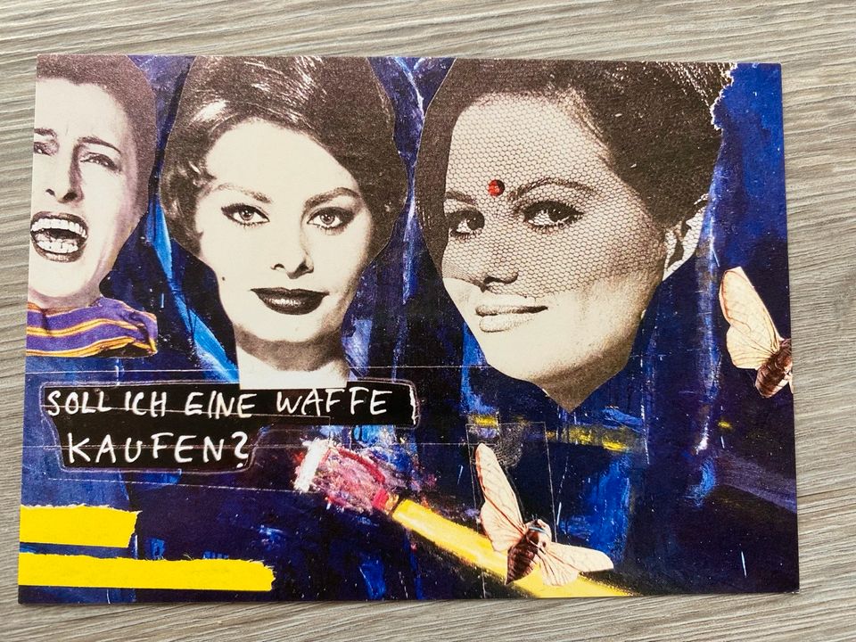 Karte Kunst Collage A6 in Wuppertal