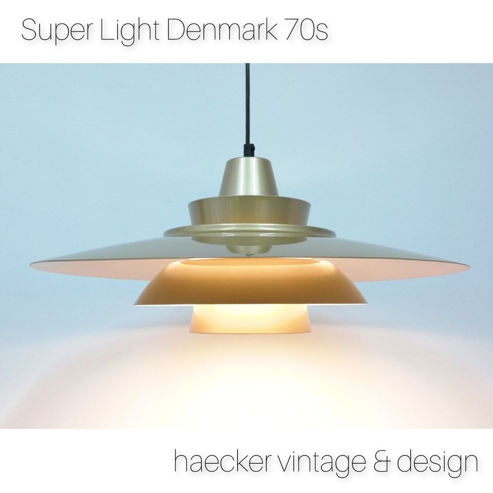 Lampe zu mid century danish design Super Light poulsen lyfa  60er in Dresden