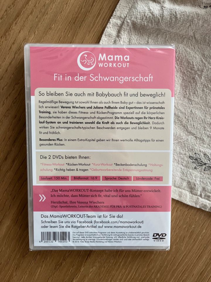 Mama Workout, Sport, Fit in der Schwangerschaft, DVD, Yoga in Lohr (Main)