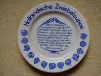 Wandteller Rezeptteller Holländische Zwiebelsuppe DDR Colditz CP Thüringen - Nordhausen Vorschau