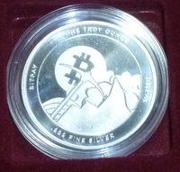 Bitcoin Bitpay  1 oz silber Münze  USA 2021  9fine Mint Sachsen - Limbach-Oberfrohna Vorschau