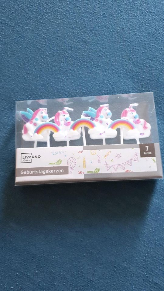 Geburtstag Kerzen Einhorn und Regenbogen in Berlin - Steglitz | eBay  Kleinanzeigen ist jetzt Kleinanzeigen