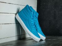 VANS "SK8-Hi Slim" Neon Leather Sneaker - NEU - 37 - neon blue Nordrhein-Westfalen - Neuss Vorschau