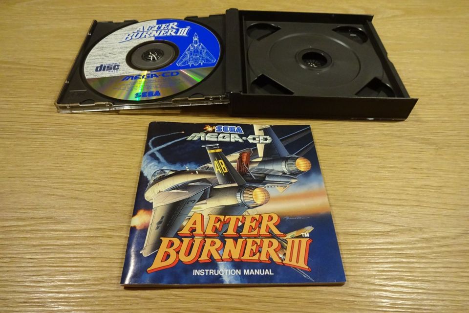 Spiel für SEGA Mega-CD: "AFTER BURNER III", 1993 SEGA, 3 in Wesel