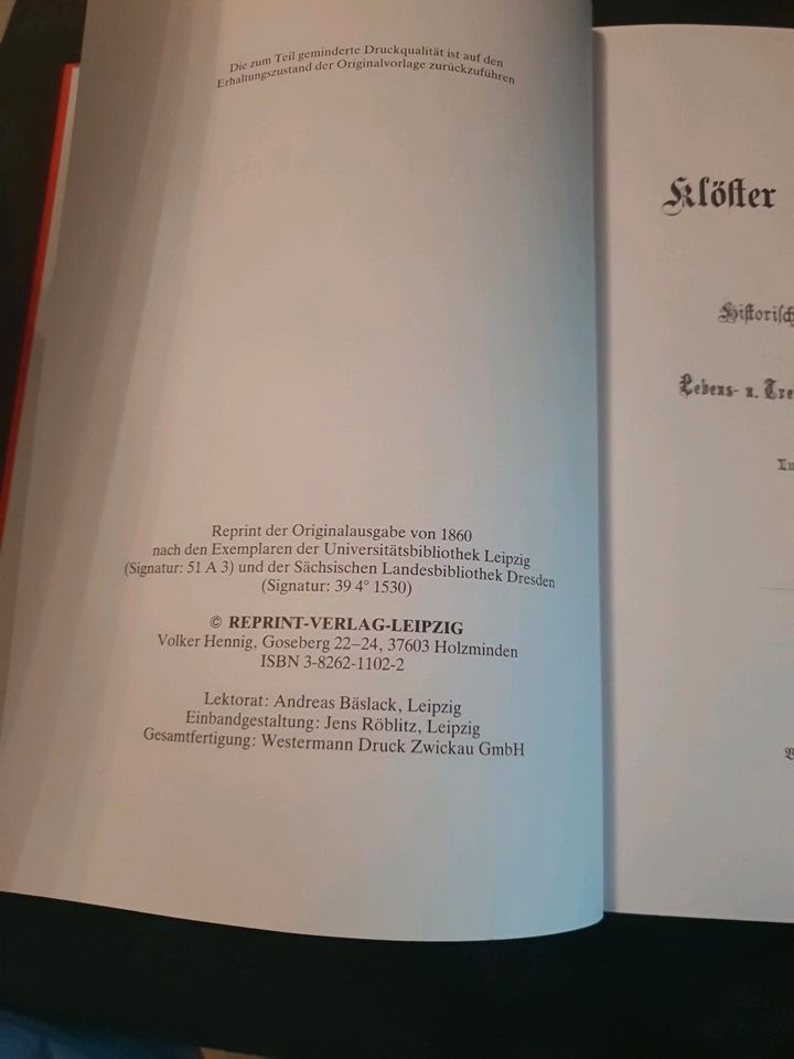 Klöster der Christenheit Nonnen Mönche Reprint in Groß Vollstedt