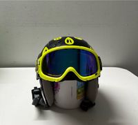 Skihelm für Kinder mit verspiegelter Skibrille Bayern - Buxheim Memmingen Vorschau