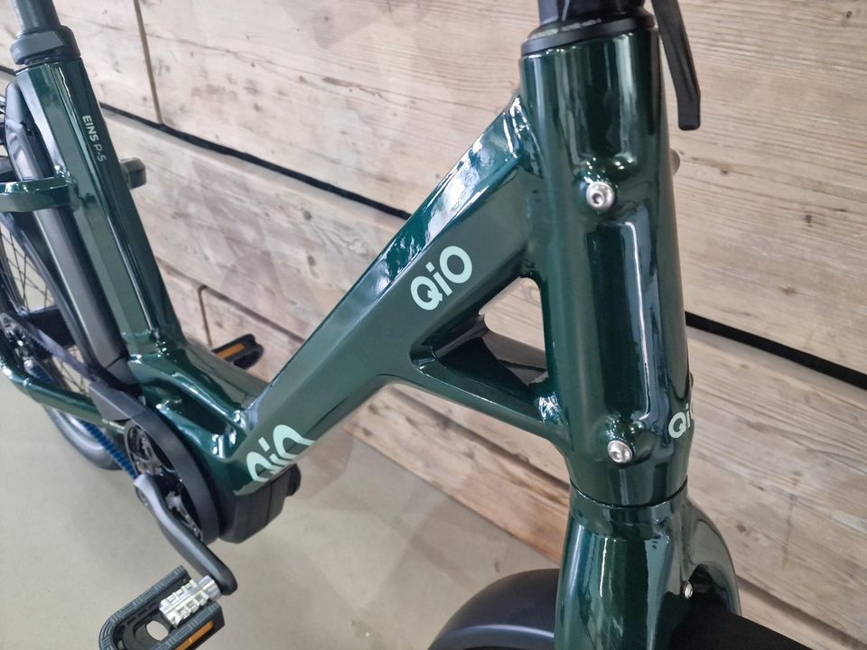 QIO Eins P-5 ** Modell 2024 ** Forest Green ** Rücktrittbremse ** 75NM / 545Wh - E-Bike in Grauel