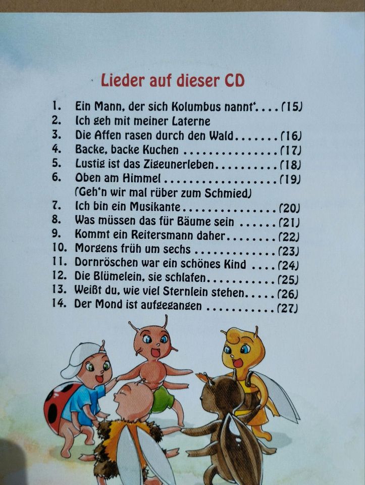 Kinderbuch Kinderlieder mit CD in Rudolstadt