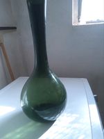 Große Blumenvase,  Bodenvase,  Vase,  Glas,  grün/schwarz,  alt Nordrhein-Westfalen - Ense Vorschau