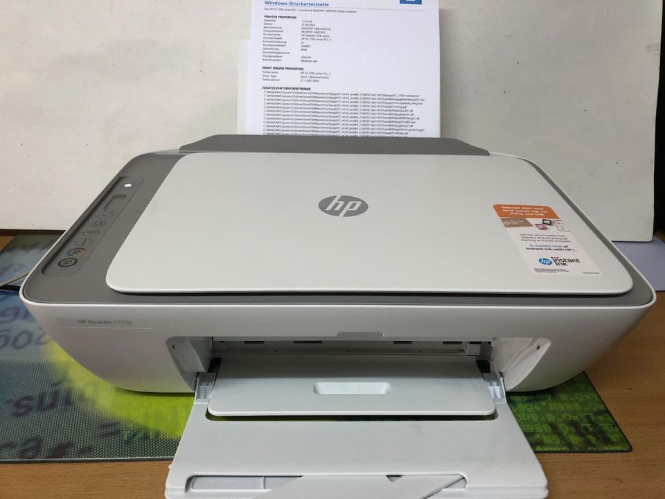 HP Deskjet 2720e Tintenstrahldrucker m. neuen orig. Patronen in Osterode am Harz