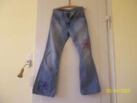 Original Levi´s Schlaghose mit Blumen Baden-Württemberg - Eningen Vorschau