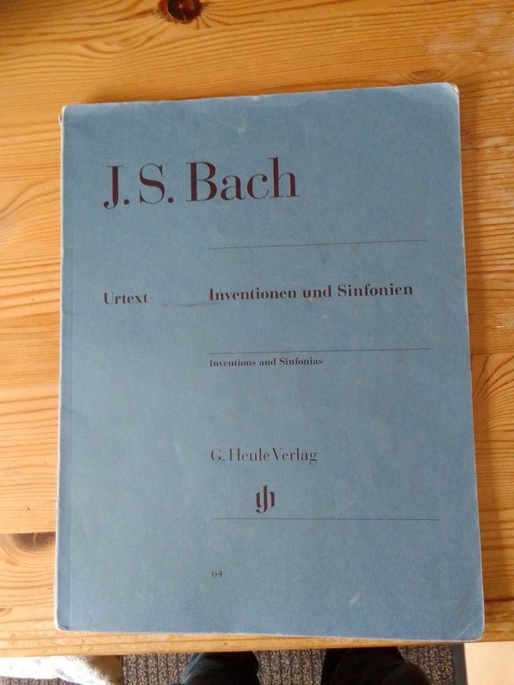 J. S. Bach Intentionen und Sinfonien Klaviernoten Noten Klavier in Wiesbaden