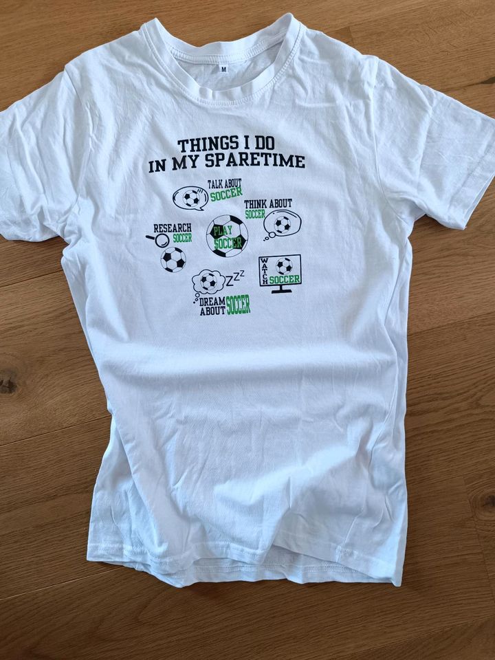 T-Shirt, Fußball-Shirt, handmade, 158 164, neu, Bio-Baumwolle in Zweibrücken