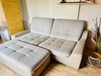 Sofa Couch 3-sitzig mit Hocker, Rücken verstellbar Thüringen - Brahmenau Vorschau