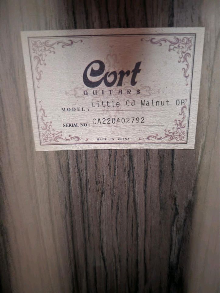 Cort Little CJ Walnut - Gitarre - Akustikgitarre - Westerngitarre in Trier
