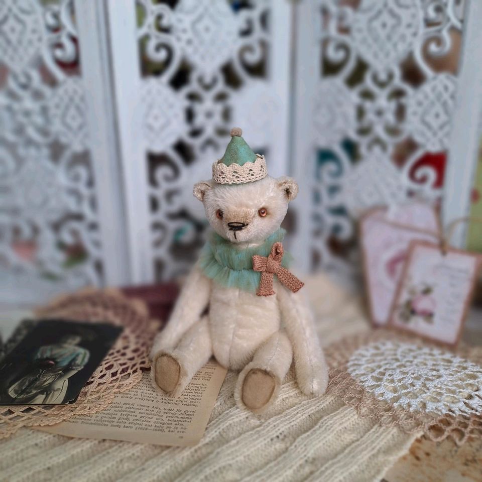 Teddybär Olaf handgefertigt Sammlerstück Künstlerbär in Miltenberg