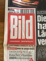 Bildzeitung Bild Zeitung 01.09.1997 Lady Di Nordrhein-Westfalen - Mülheim (Ruhr) Vorschau