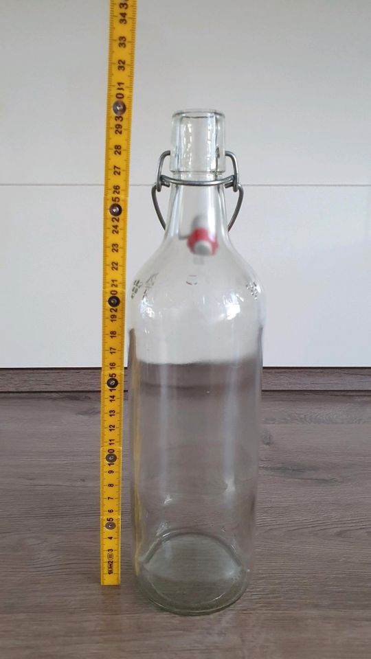 Kunzmann Bügelverschluß-Glasflasche --> Deko/ Vase/ Einweckglas in Dresden