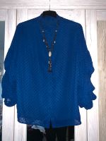 H&M Bluse Volant royalblau Gr. 44 46 Neu Nordrhein-Westfalen - Herzogenrath Vorschau