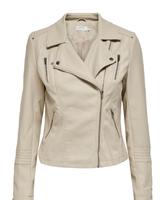 Neu mit Etikett! Biker Kunstlederjacke in Grau/ Silver Gr. XL Baden-Württemberg - Nordheim Vorschau